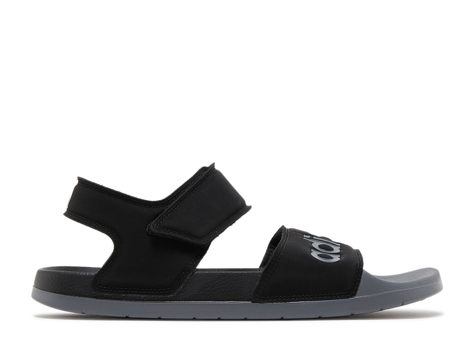 Кроссовки adidas Adilette Sandal 'Black Grey', черный adilette sandal 4