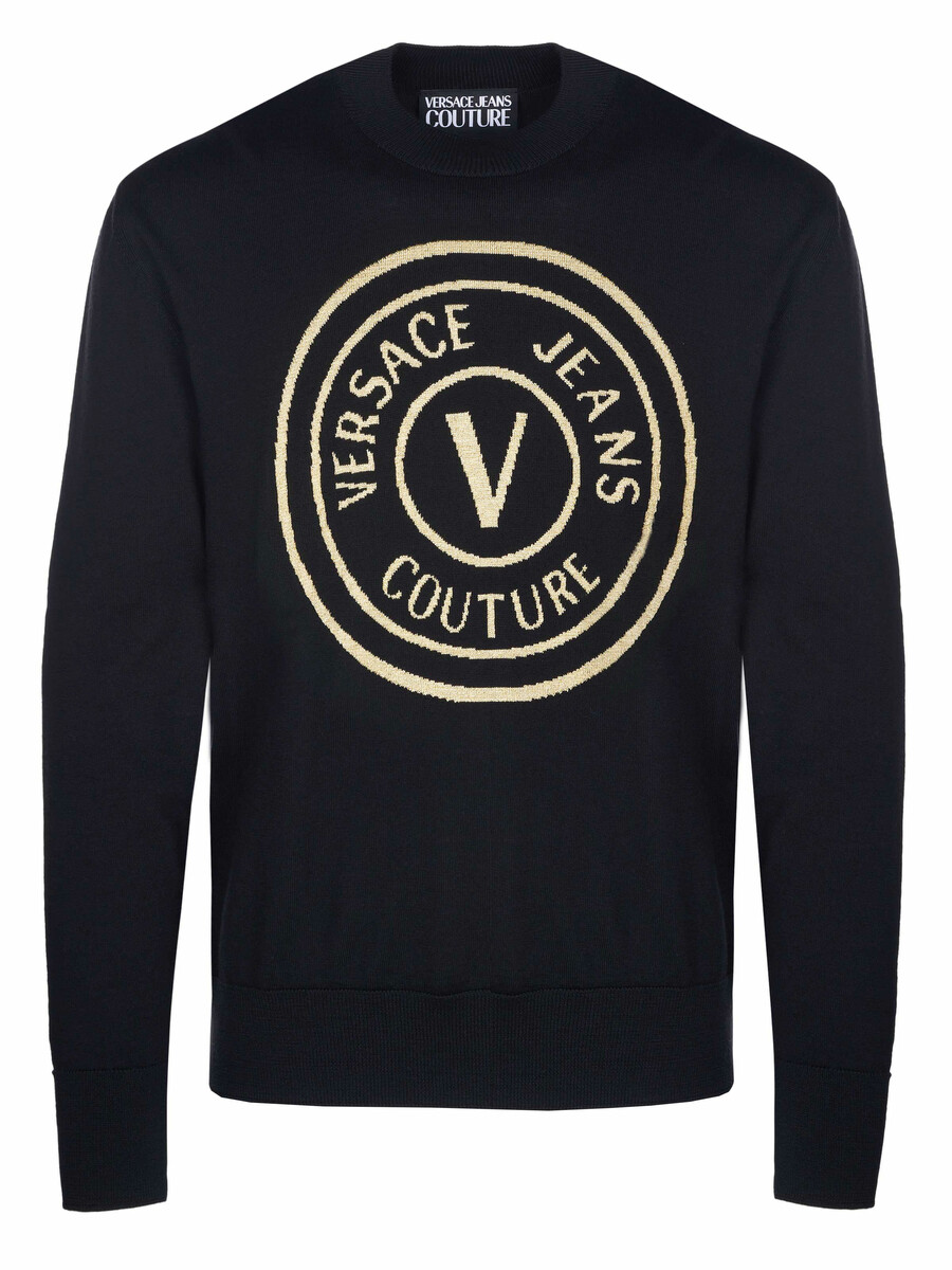 

Пуловер Versace Jeans Couture, шварц золото