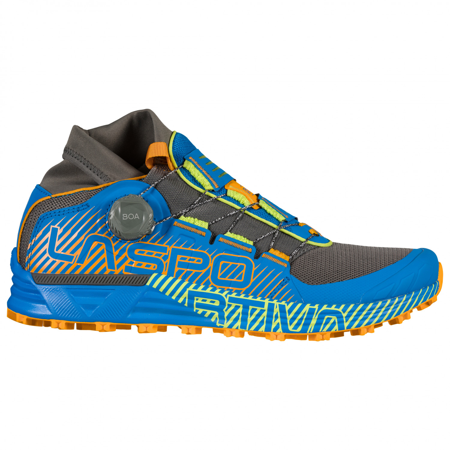 Кроссовки для бега по пересеченной местности La Sportiva Cyklon, цвет Metal/Electric Blue