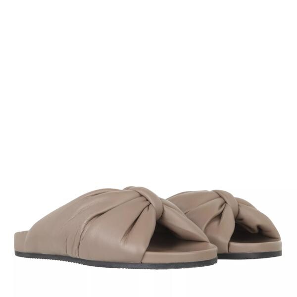 

Сандалии puffy slides mink grey/white Balenciaga, бежевый