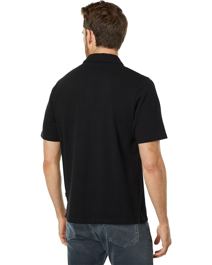 

Поло 7 For All Mankind Pique Polo, черный