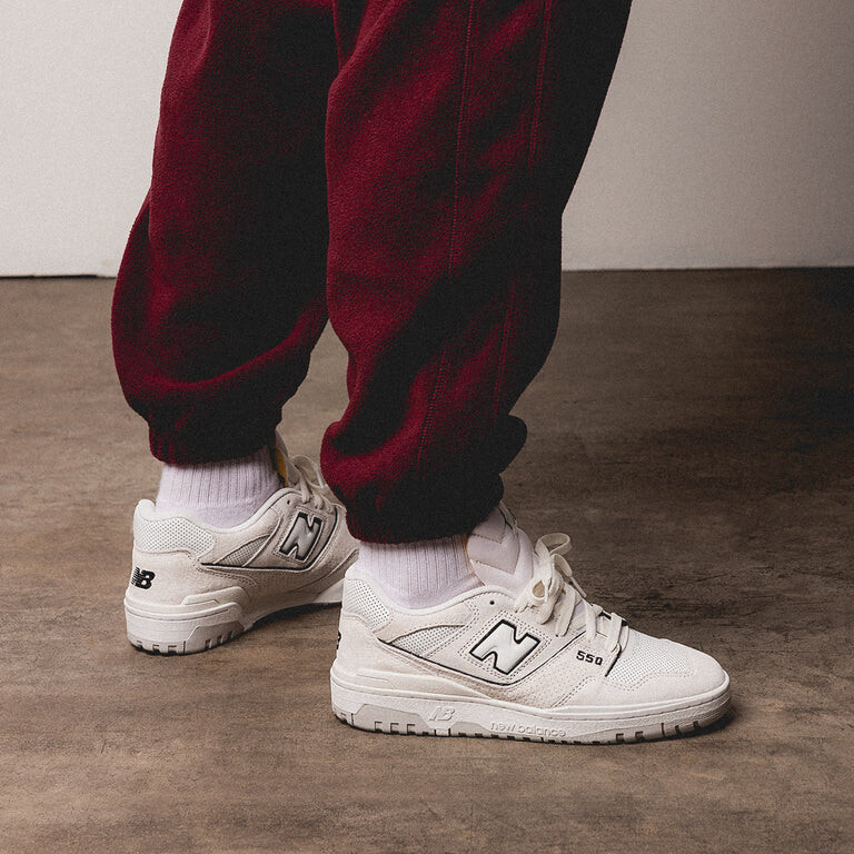 

Кроссовки Bb550Prb *Perforated Leather* New Balance, белый