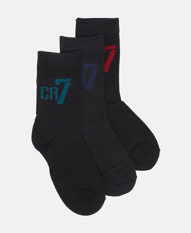 

Носки, упаковка 3 шт. CR7 Cristiano Ronaldo, цвет Caviar Black