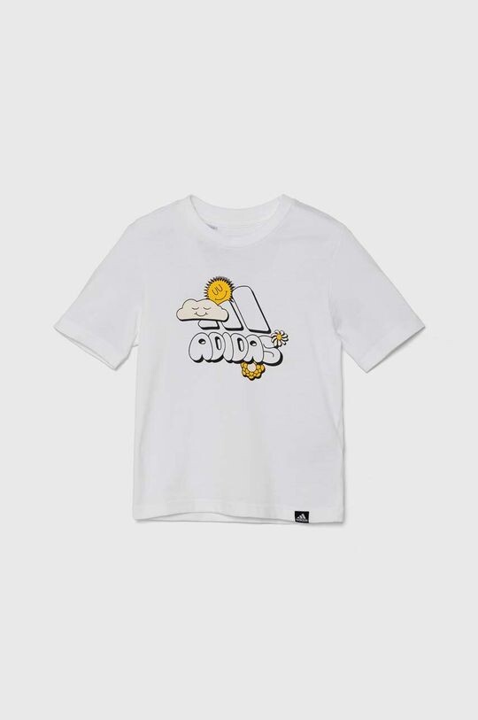 

Детская хлопковая футболка Doodle Pack LK adidas, белый