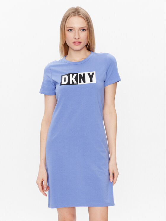

Теннисное платье классического кроя Dkny Sport, синий