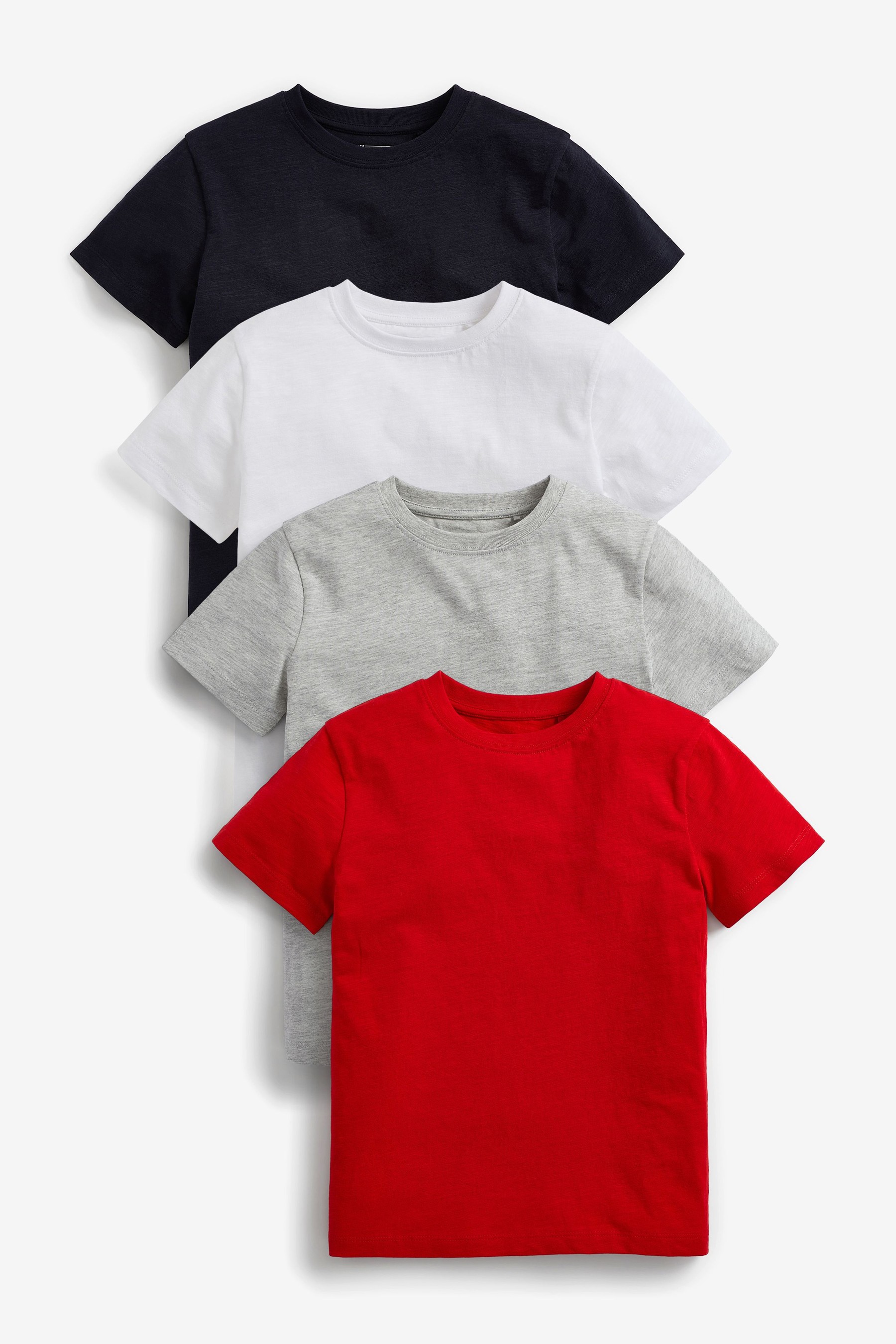 цена Комплект из 4 футболок с короткими рукавами Next, синий