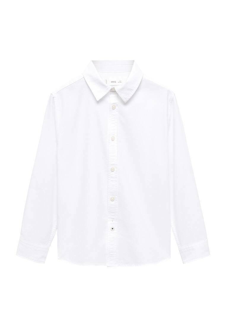 Рубашка OXFORD Mango Kids, цвет white