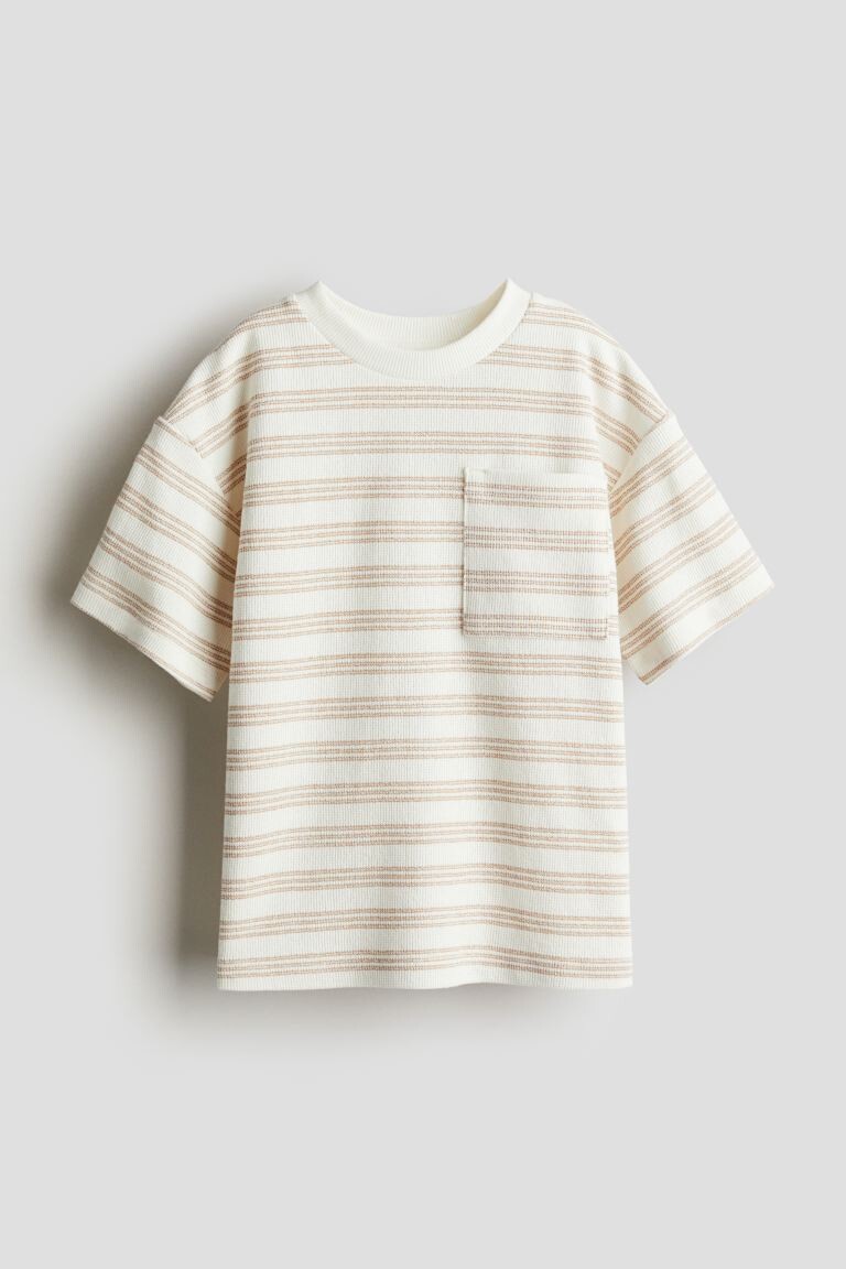 

Футболка с нагрудным карманом H&M, белый