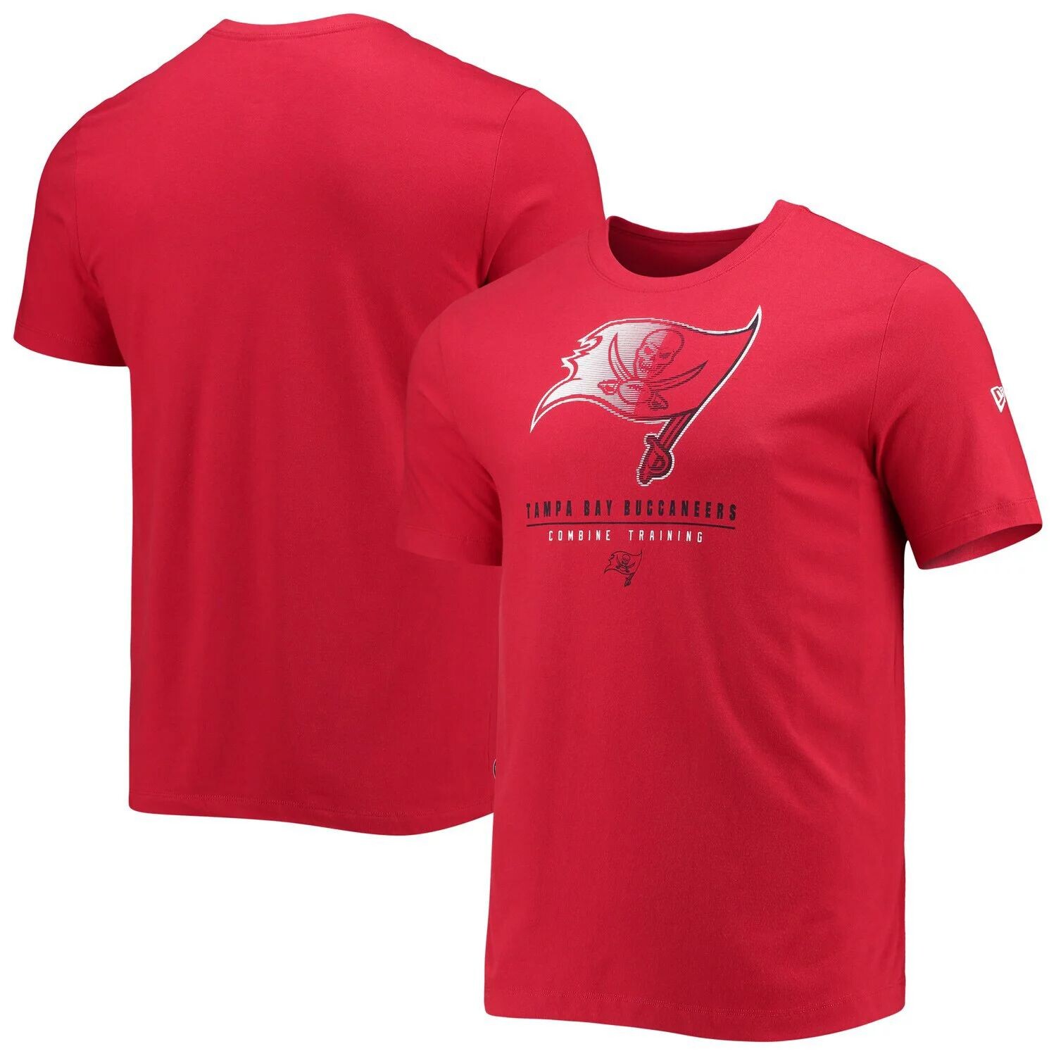 

Мужская красная футболка Tampa Bay Buccaneers Joint Authentic Go For It New Era, Красный