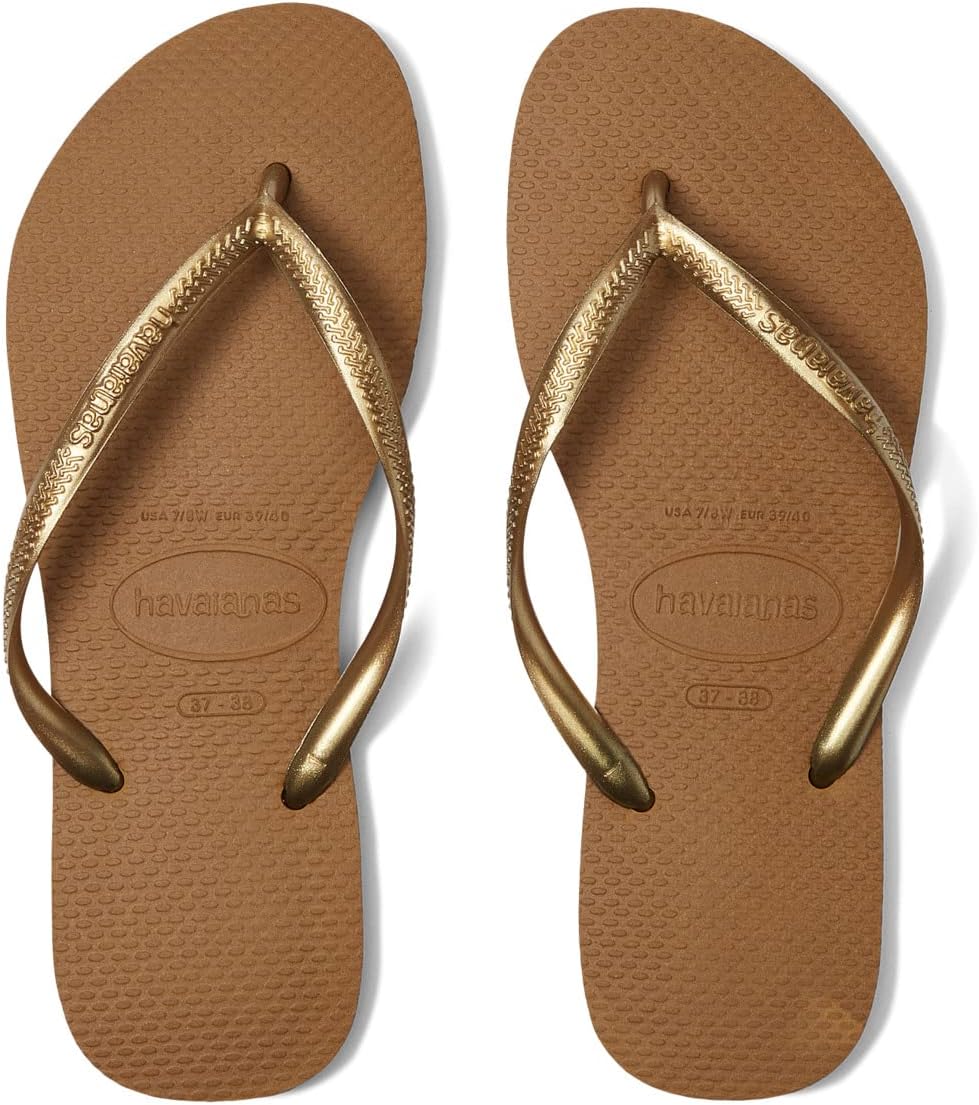 Шлепанцы Slim Flip Flop Sandal Havaianas, бронза