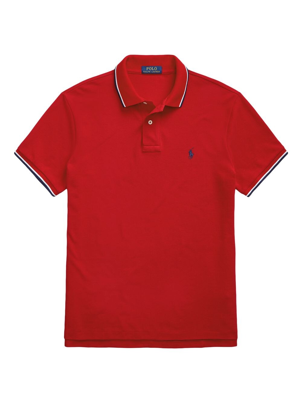 

Хлопковая рубашка поло Polo Ralph Lauren, красный