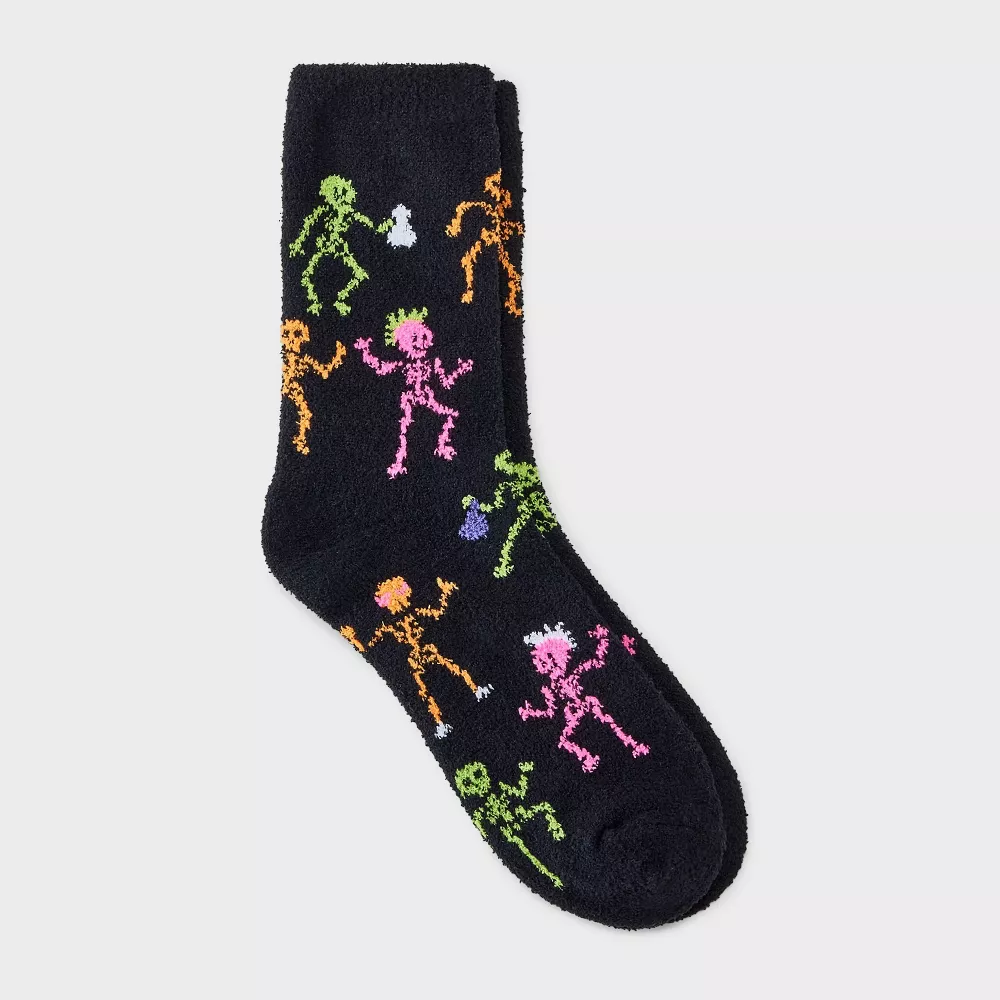 

Женские носки Skeleton Fun Halloween Cozy Crew Socks - Hyde & EEK! Boutique