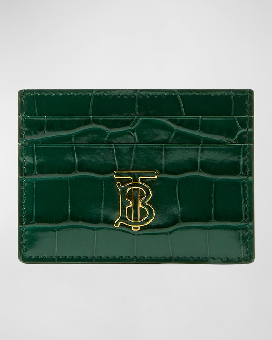 

Визитница TB с тиснением под крокодила Burberry