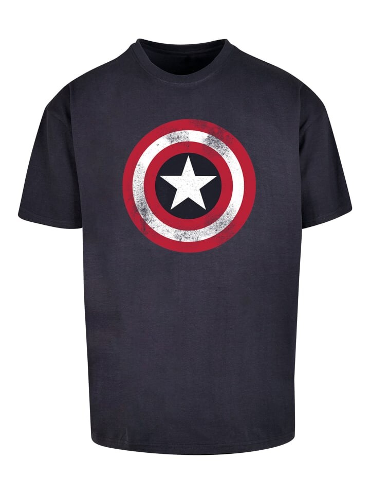 

Футболка F4NT4STIC Marvel Avengers Captain America, темно-синий