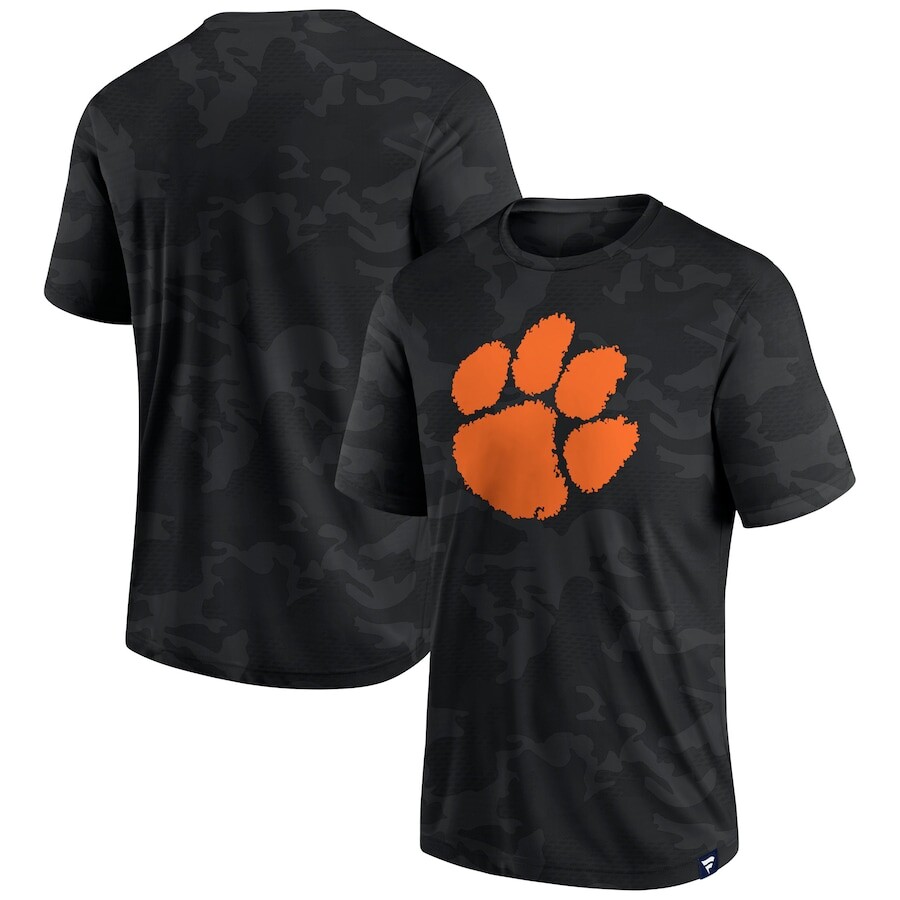 

Футболка с коротким рукавом Fanatics Branded Clemson Tigers, черный