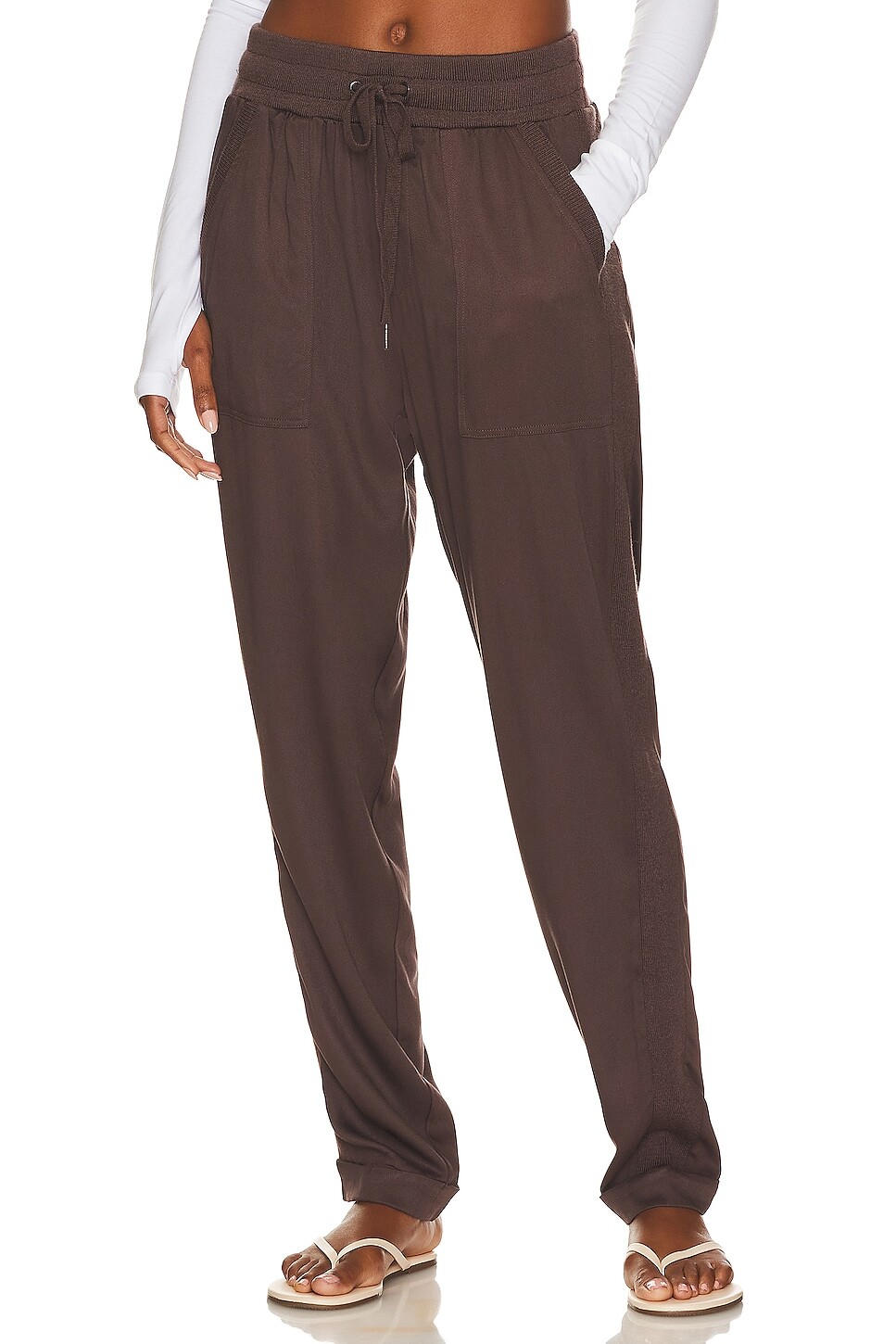 

Брюки Splendid Rafe Straight Leg, цвет Chocolate
