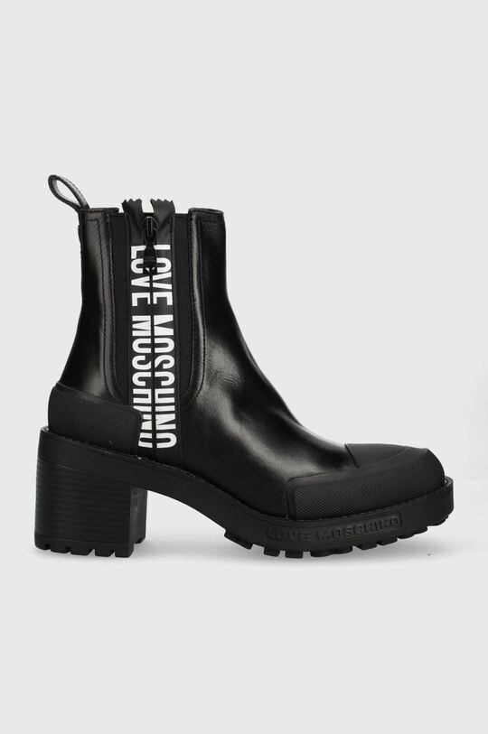 

Кожаные ботинки челси Love Moschino, черный