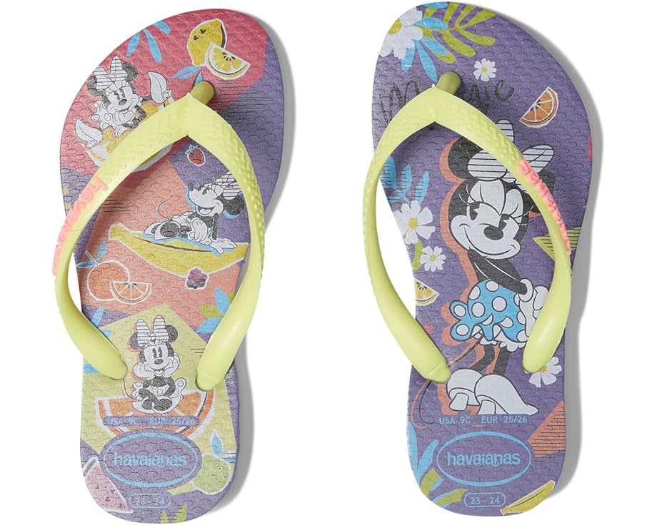 

Сандалии Havaianas Slim Disney Cool Flip Flops, цвет Purple Paisley