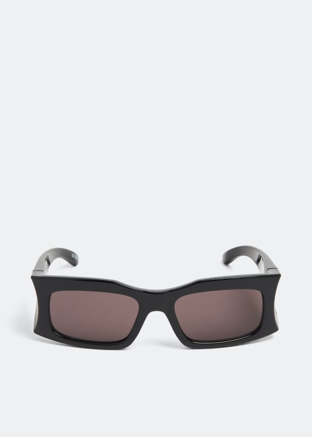 Солнцезащитные очки Balenciaga Hourglass, черный