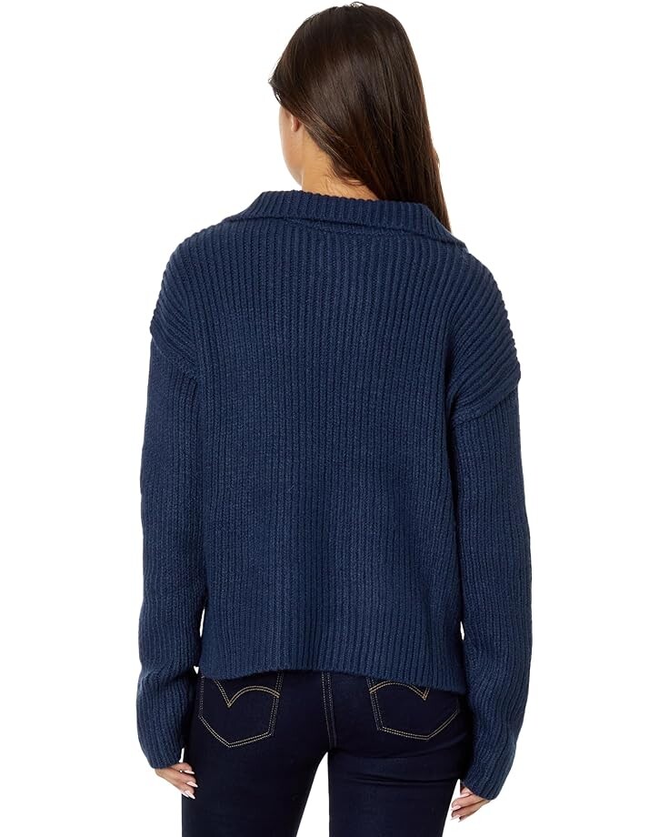 

Свитер Lucky Brand 1/2 Zip Pullover Sweater, цвет Cadet Navy