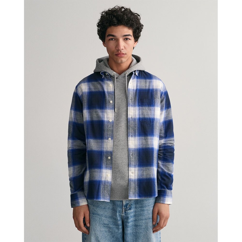 

Рубашка Gant Shadow Check, синий