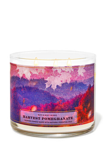 

Свеча с 3 фитилями Harvest Pomegranate, 14.5 oz / 411 g, Bath and Body Works
