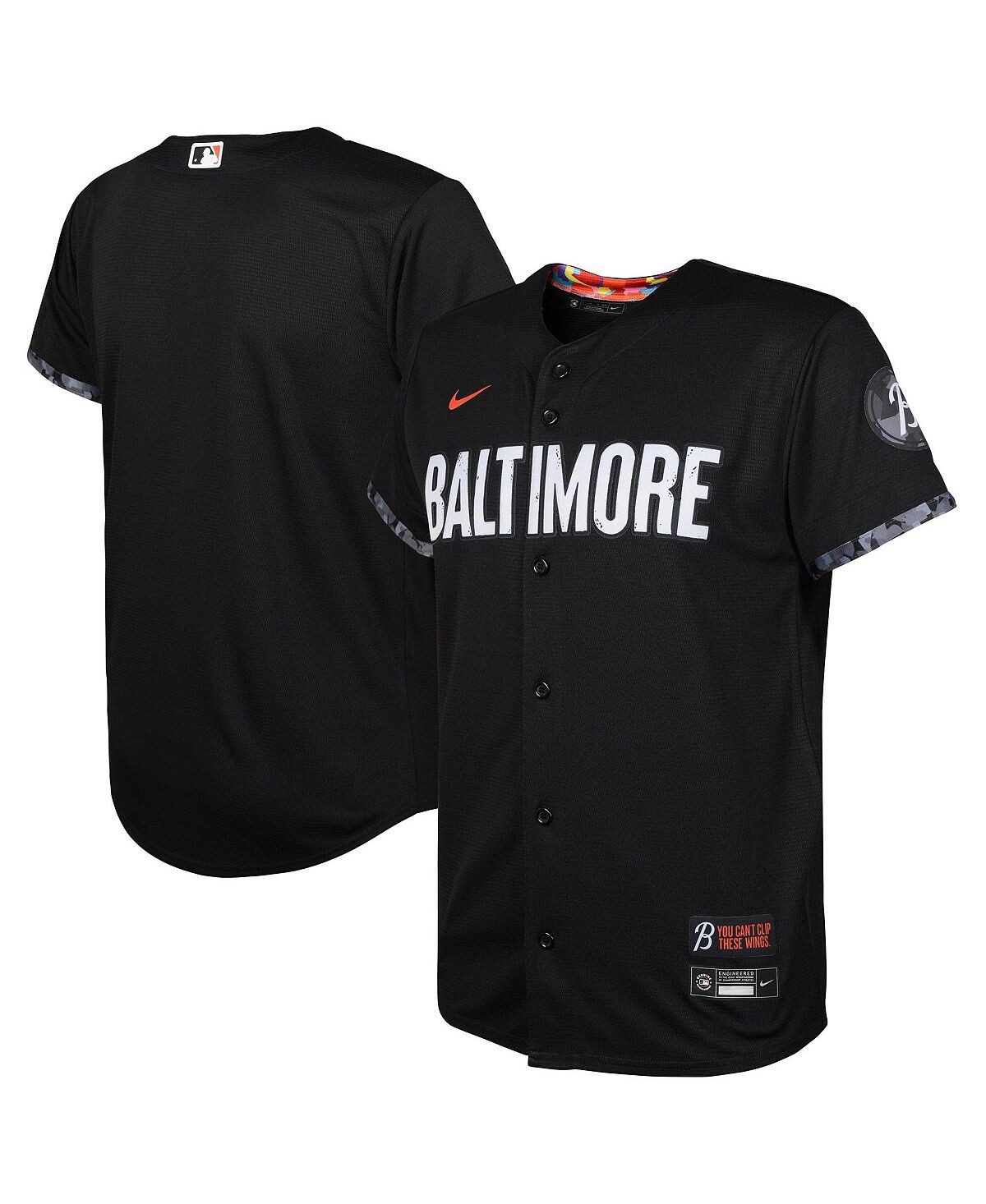 

Реплика Джерси Big Boys Black Baltimore Orioles 2023 City Connect Nike