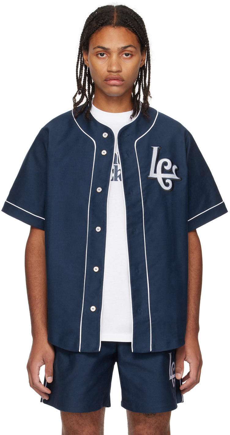 Темно-синяя бейсбольная рубашка Late Checkout