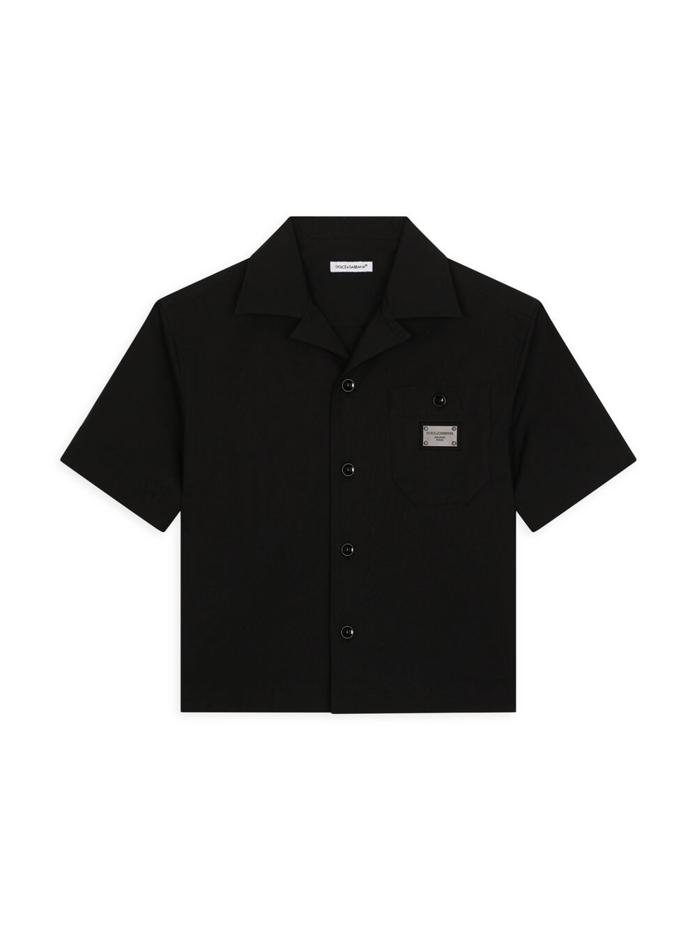 

Рубашка Little Kid's & Kid's с логотипом DOLCE&GABBANA, черный