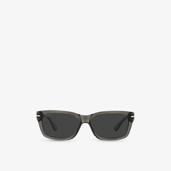 

PO3301S солнцезащитные очки из ацетата в прямоугольной оправе Persol, серый