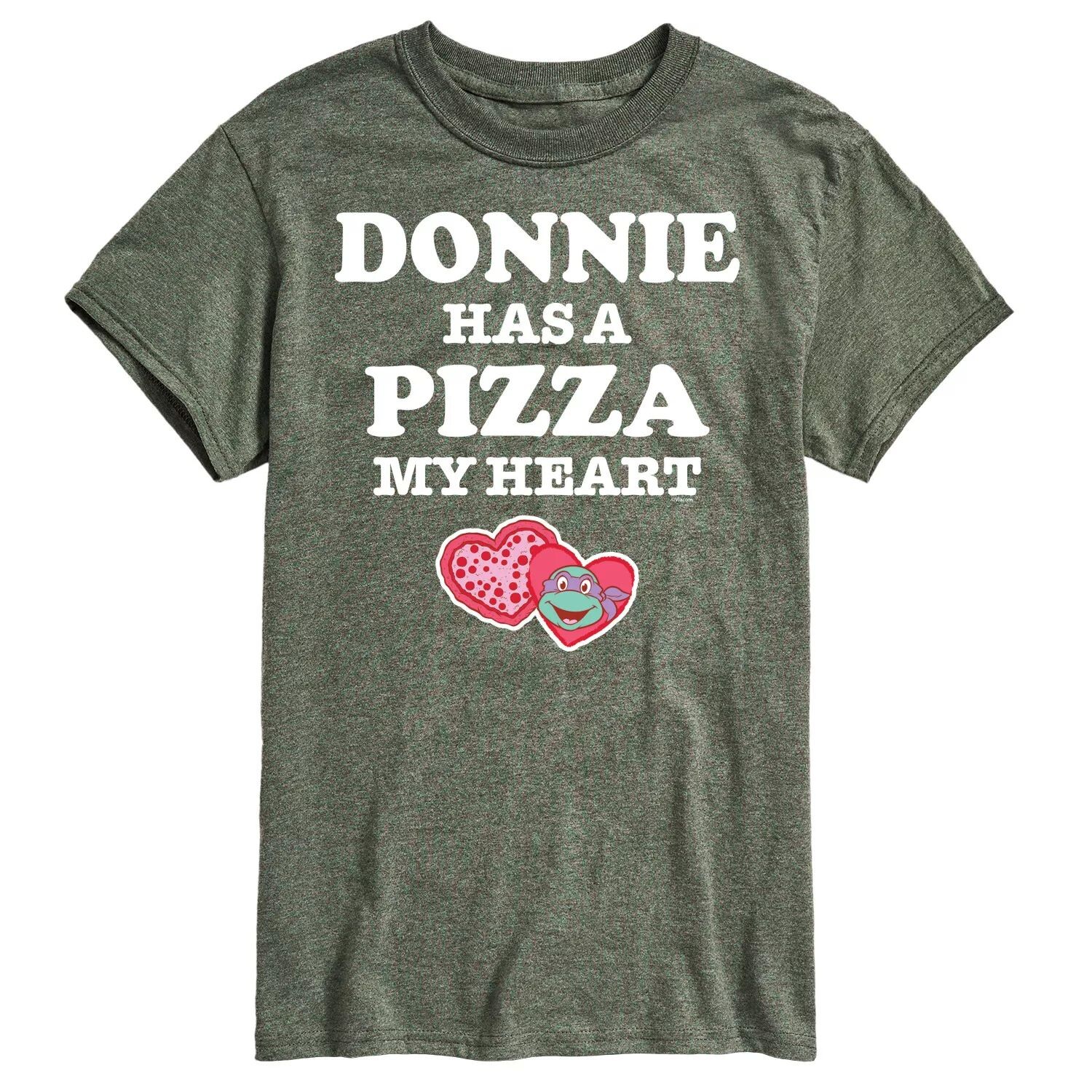 Мужская футболка TMNT Pizza My Heart Donnie Licensed Character