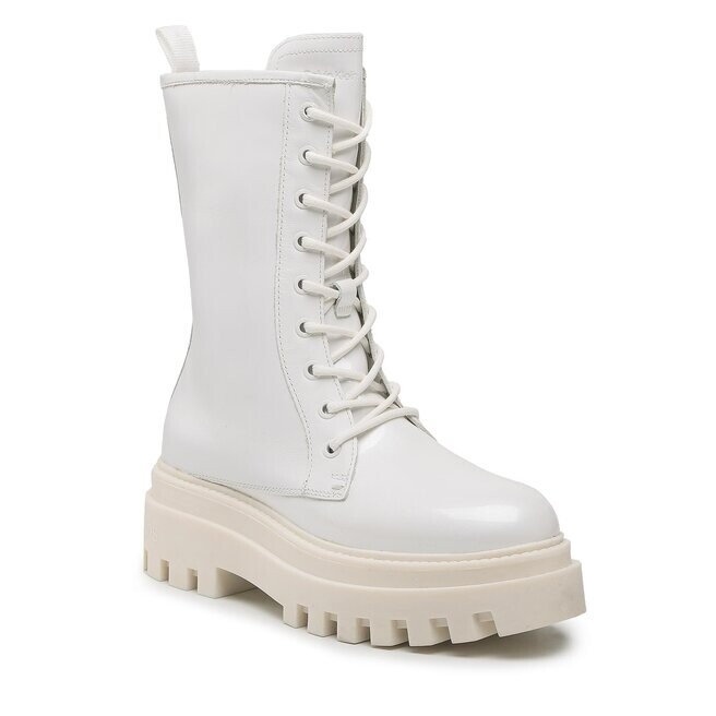 

Ботинки Calvin Klein Jeans FlatformLaceup Patent, белый