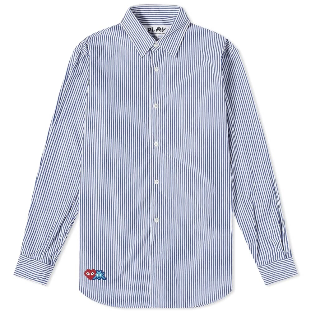 

Рубашка в полоску Comme des Garçons Play Invader