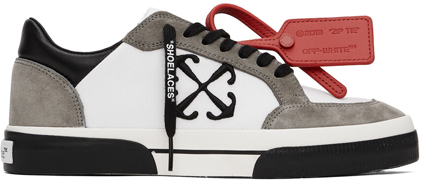 

Бело-серые кроссовки New Low Vulcanized Off-White
