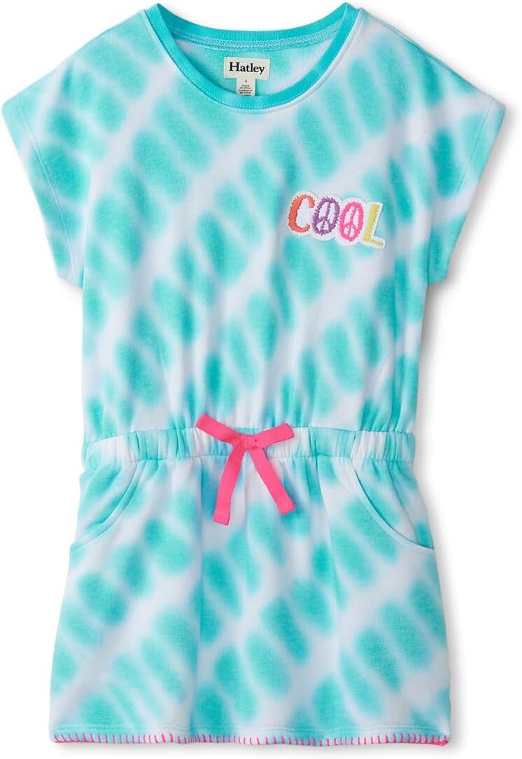 

Платье Hatley Ocean Tie Dye Pull On Dress, цвет Blue Curacao