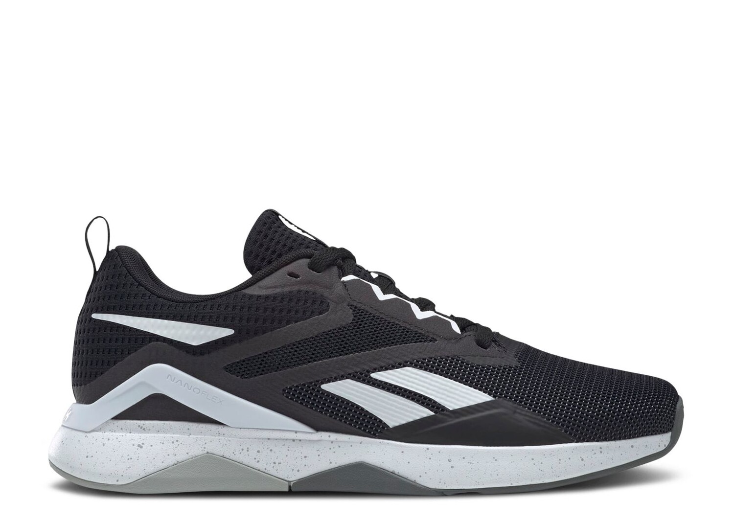 

Кроссовки Reebok Nanoflex Tr 2.0 'Black White Pure Grey', черный