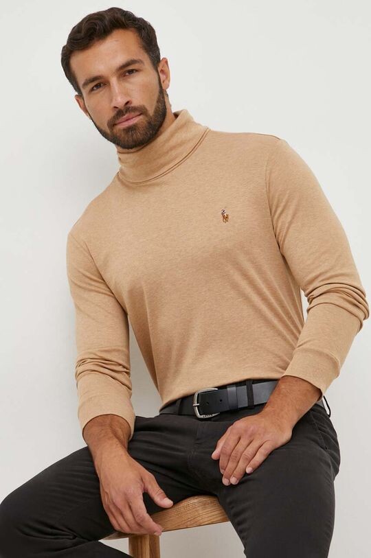

Хлопковый свитер Polo Ralph Lauren, бежевый