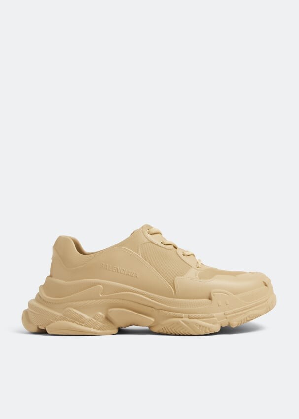 Кроссовки Balenciaga Triple S EVA, бежевый