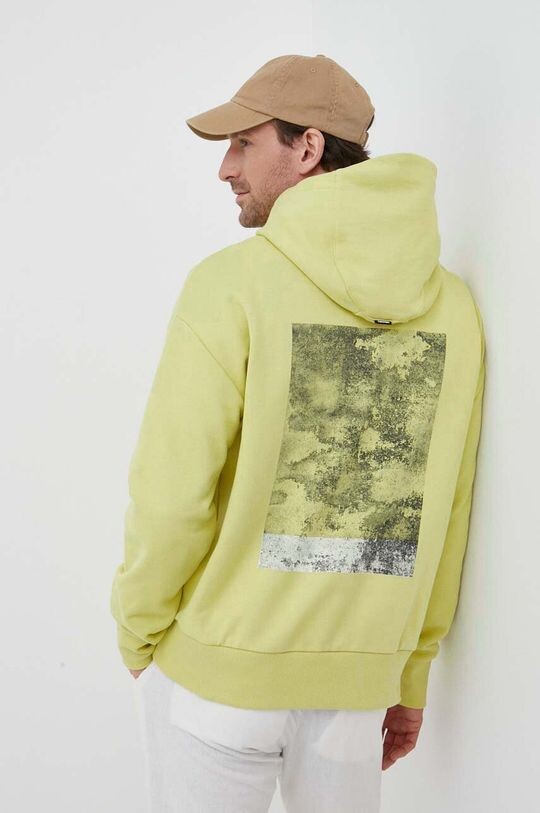 

Хлопковая толстовка Calvin Klein, зеленый