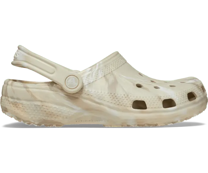 

Классические мраморные сабо Crocs мужские, цвет Bone / Multi