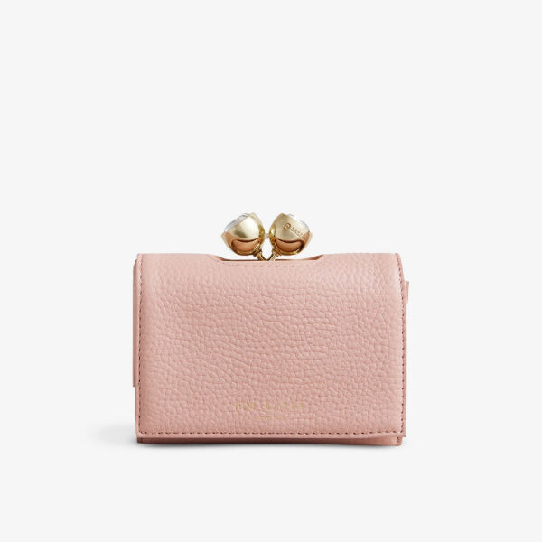 

Кожаный кошелек Tammyy с тисненым логотипом Ted Baker, розовый