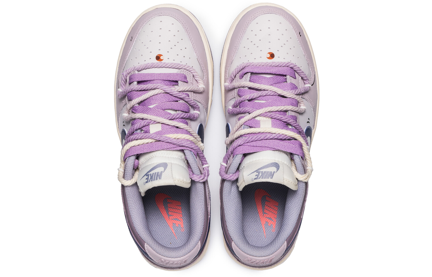 

Кроссовки Nike Dunk Skateboarding Shoes Women's Low-top Purple/white, цвет Light Lavender