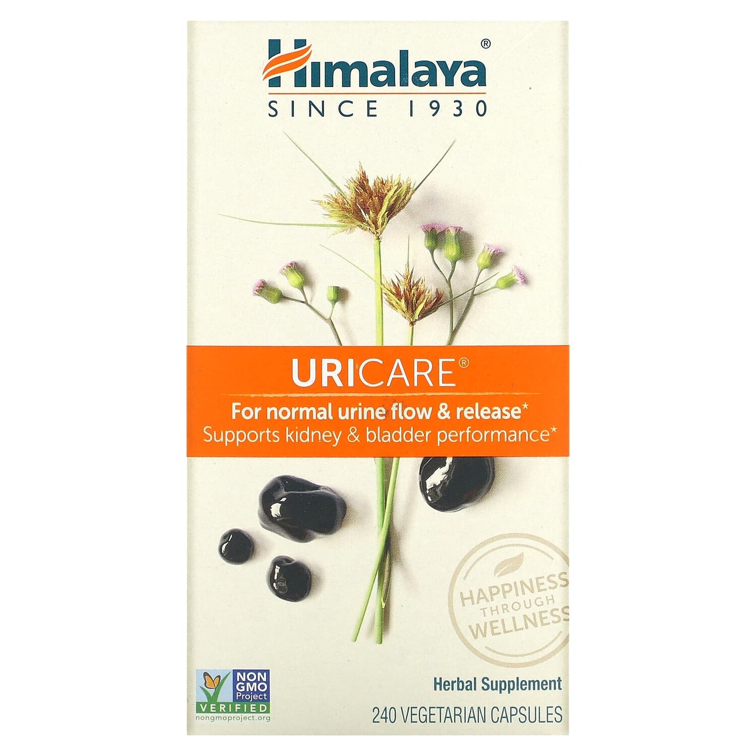 

UriCare, 240 вегетарианских капсул, Himalaya