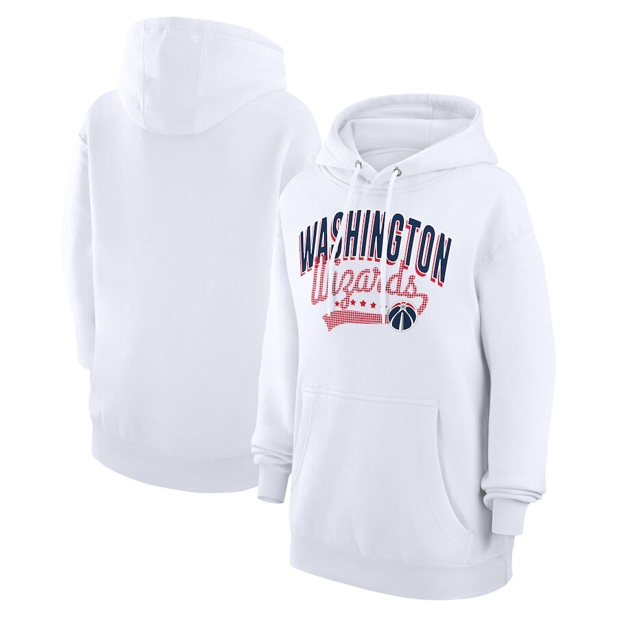 

Пуловер с капюшоном G-III 4Her by Carl Banks Washington Wizards, белый