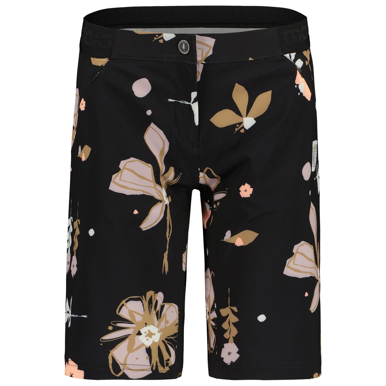 

Шорты Maloja Women's AnemonaM Printed, цвет Deep Black Flora