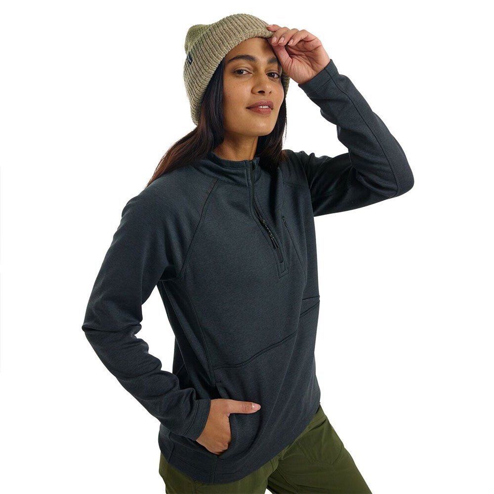 

Толстовка Burton Multipath Grid Half Zip, черный