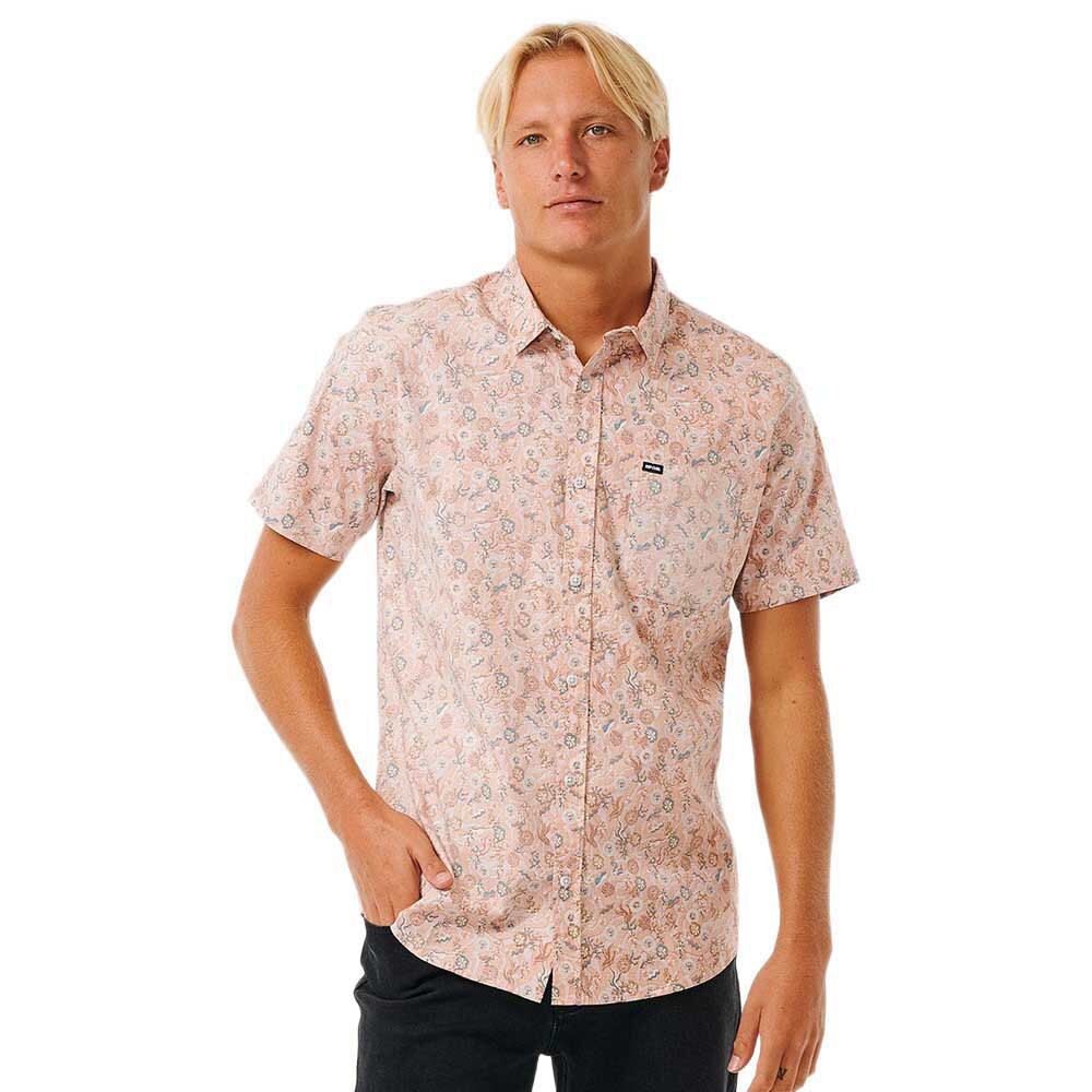 

Рубашка с коротким рукавом Rip Curl Floral Reef, бежевый