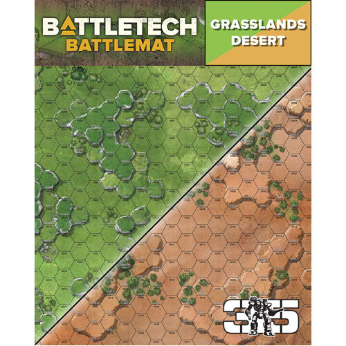 

Игровой коврик Battletech Battle Mat Grasslands Desert Catalyst Game Labs