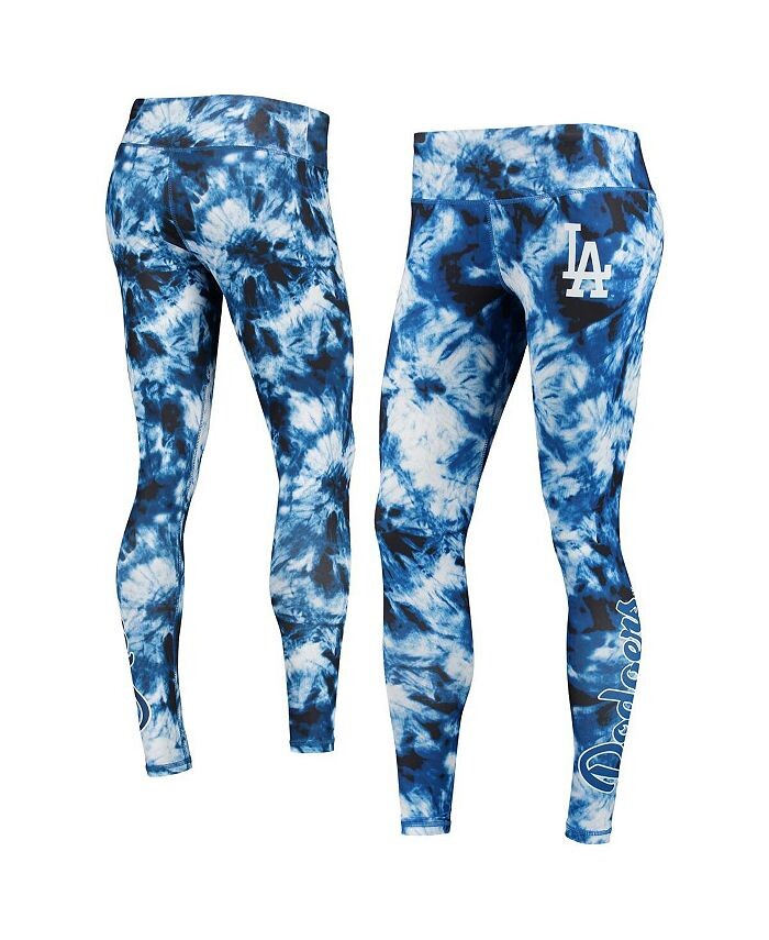 

Женские леггинсы Royal Los Angeles Dodgers с принтом тай-дай FOCO, синий