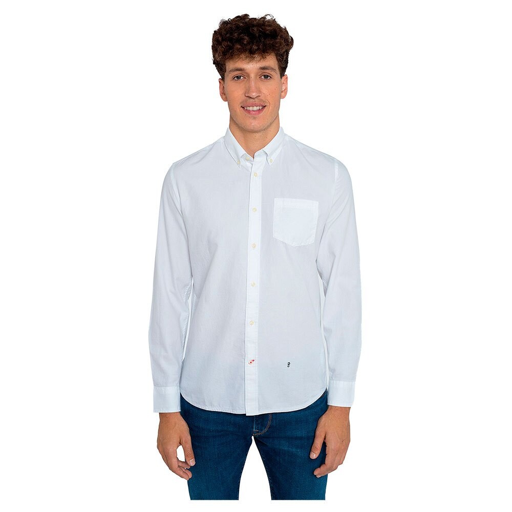 

Рубашка с длинным рукавом Pepe Jeans Barret, белый